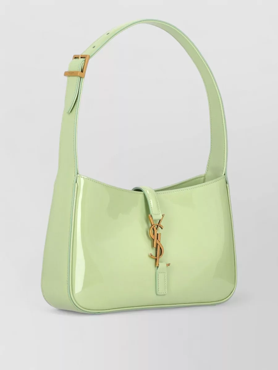 Saint Laurent Le 5 À 7 Patent Leather Shoulder Bag