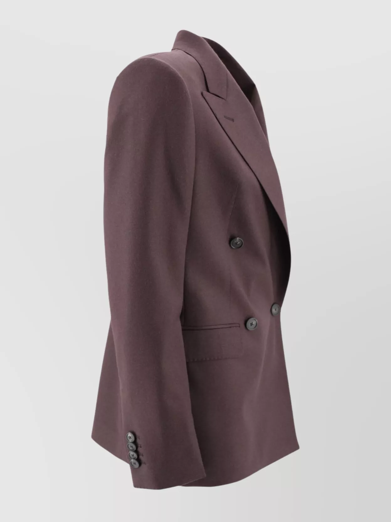 Tagliatore Tailored Jacket With Back Vent And Flap Pockets In Brown