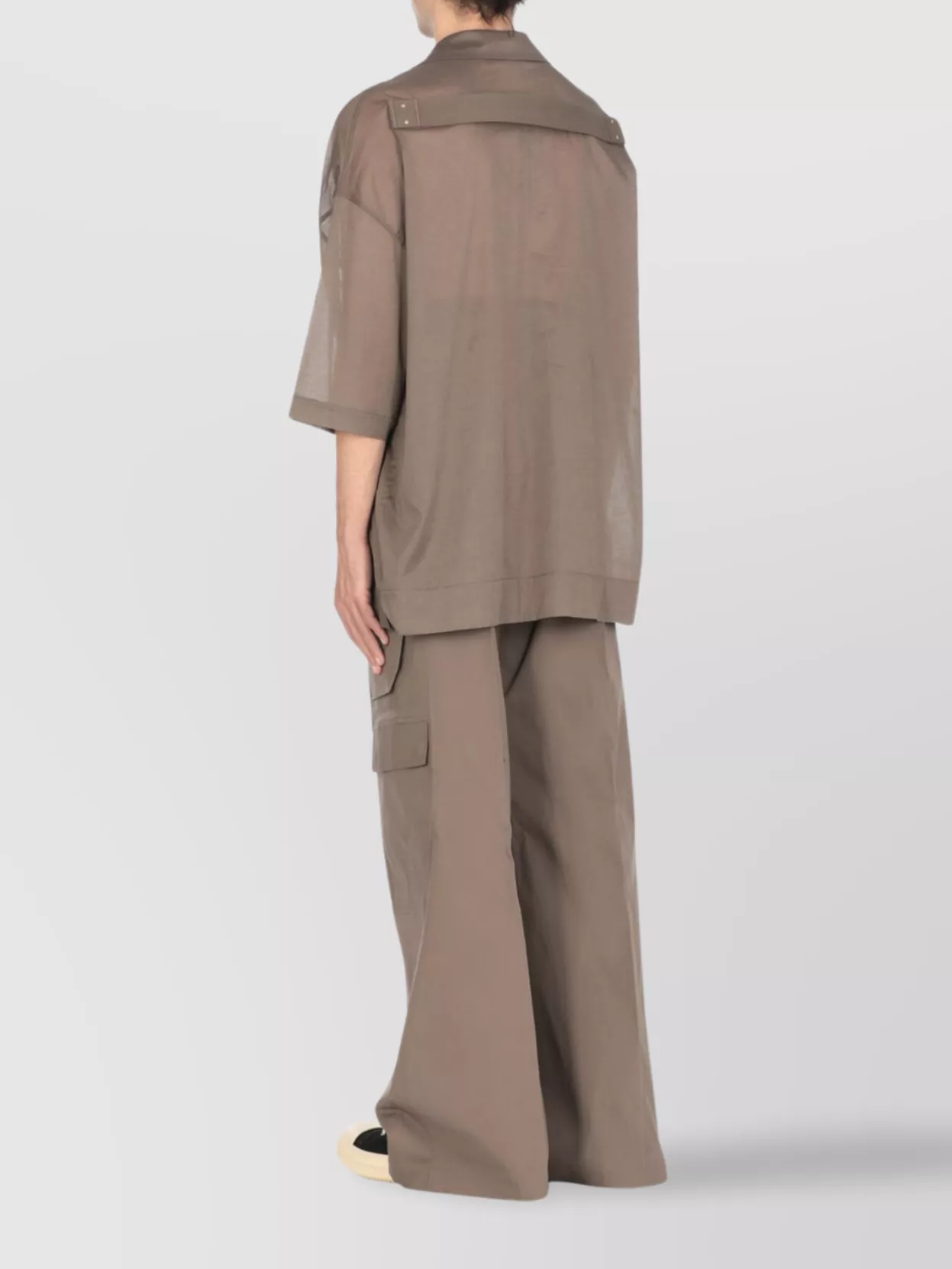 Rick Owens Oversize Short Sleeves Shirt