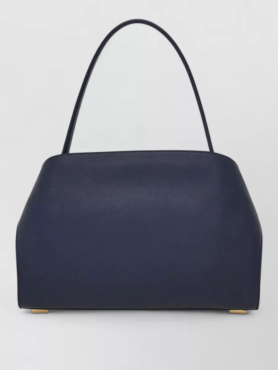 Ferragamo Soft Medium Shoulder Bag Gold Hardware Top Handle