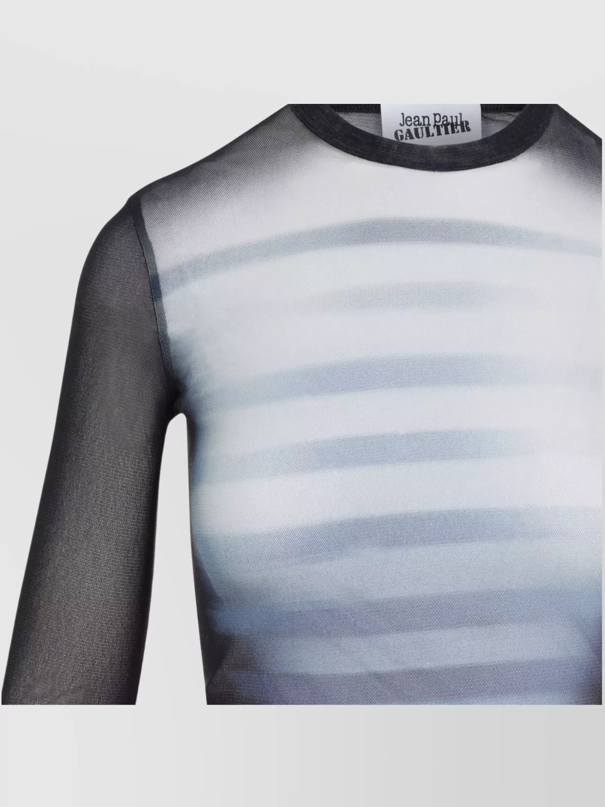 Shop Jean Paul Gaultier Male Crewneck Maxi Dress In Black