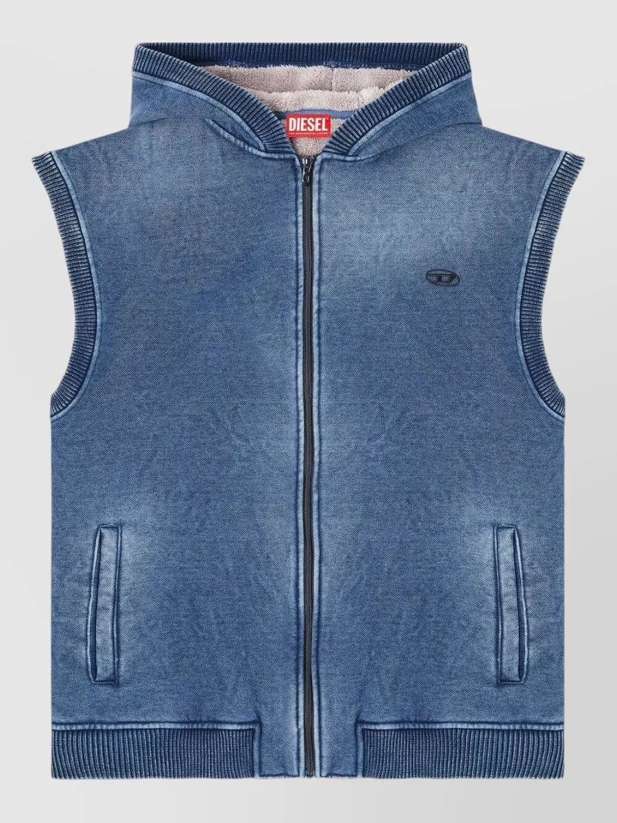 Diesel Sleeveless Hooded Jacket
