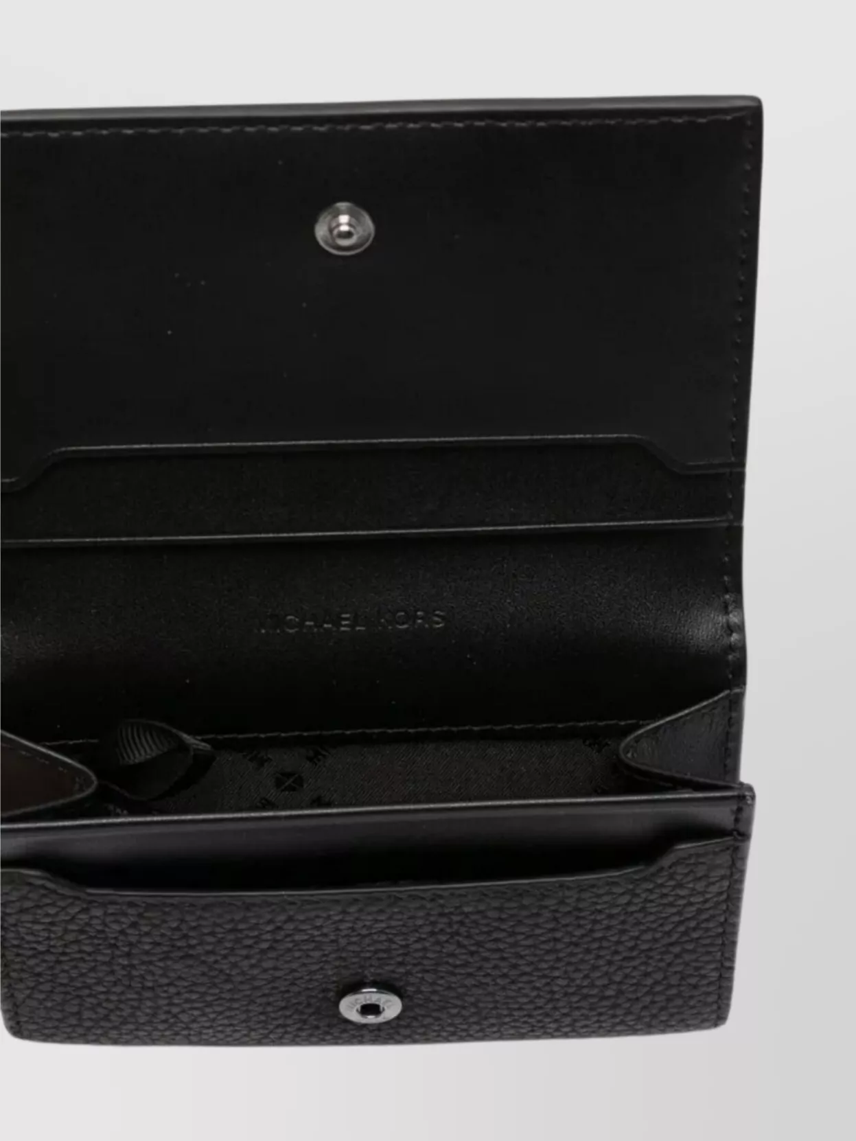 Michael Kors "Hudson" Textured Finish Card Wallet
