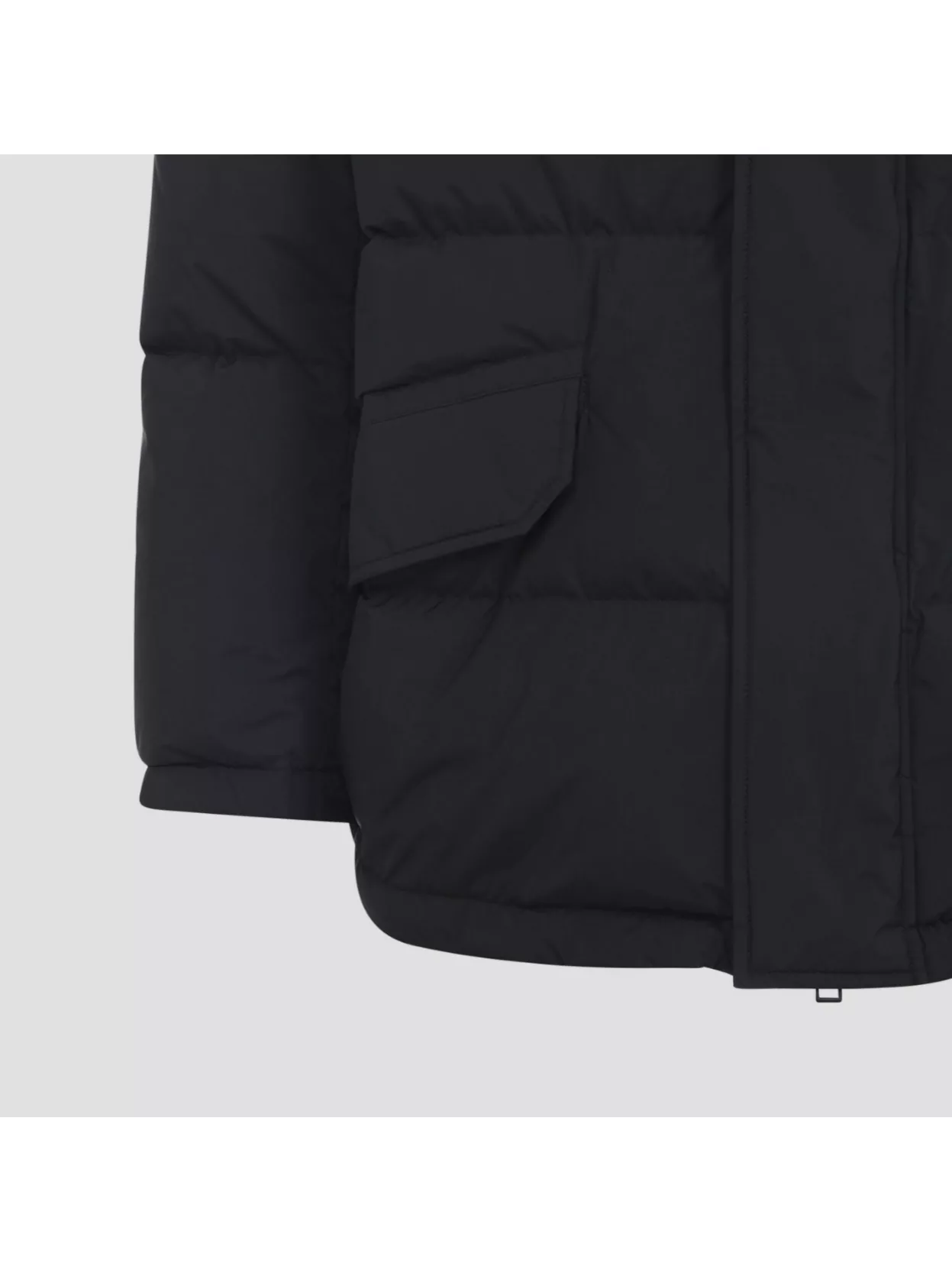 Yves Salomon Hooded Padded Quilted Down Jacket
