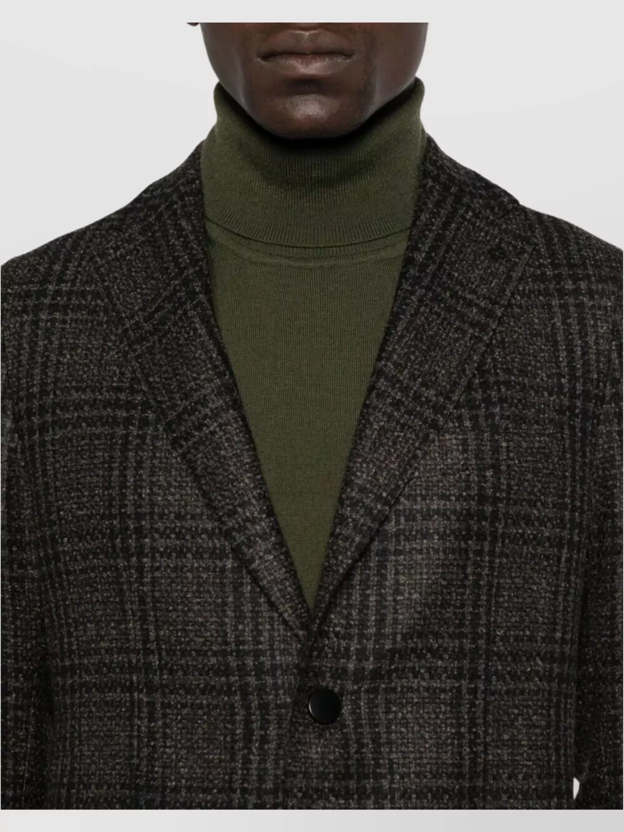 Tagliatore Men's Jacket With Check Pattern Design
