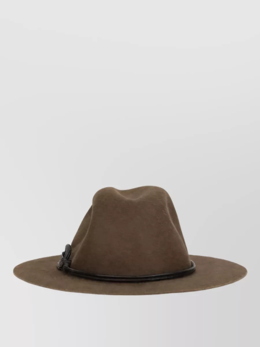 Brunello Cucinelli eco fabric fedora