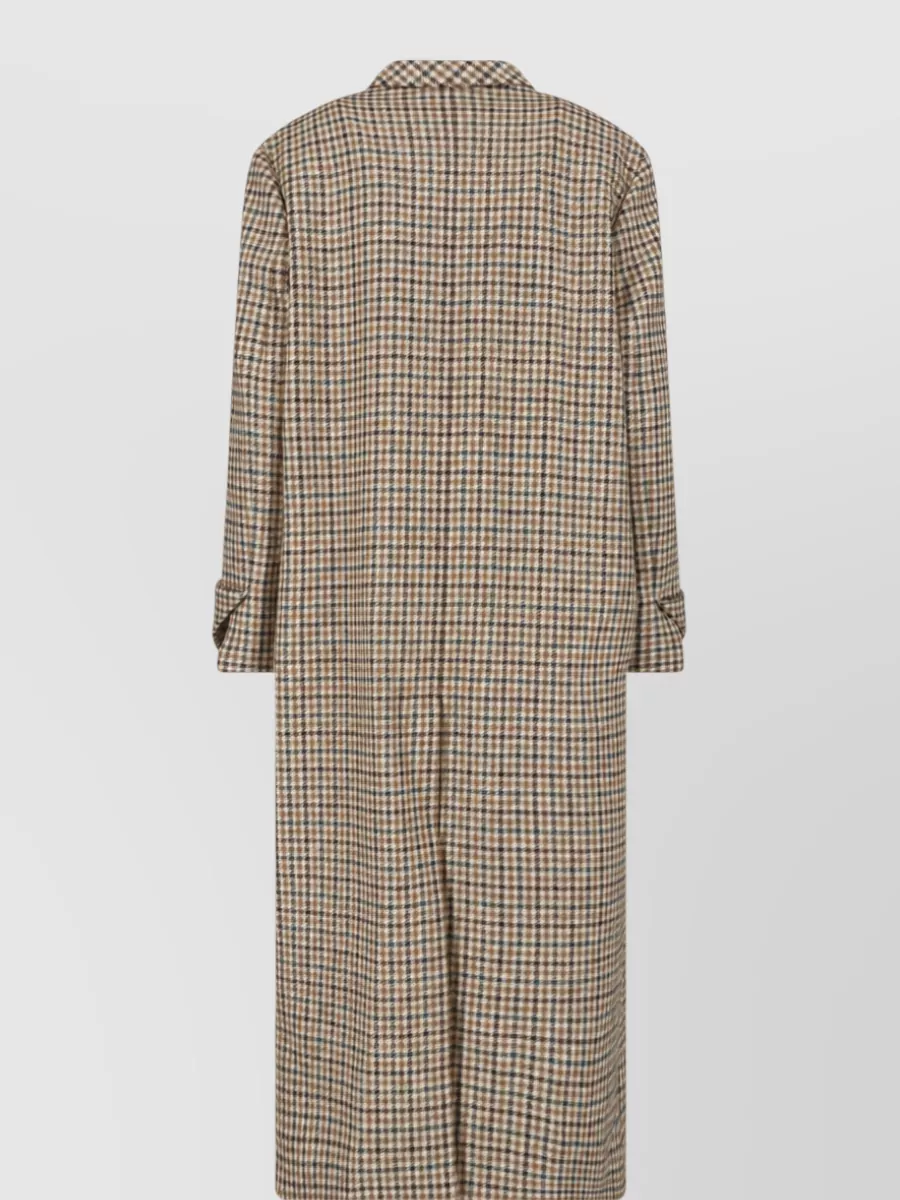 Sa Su Phi Trench Coat In Brown