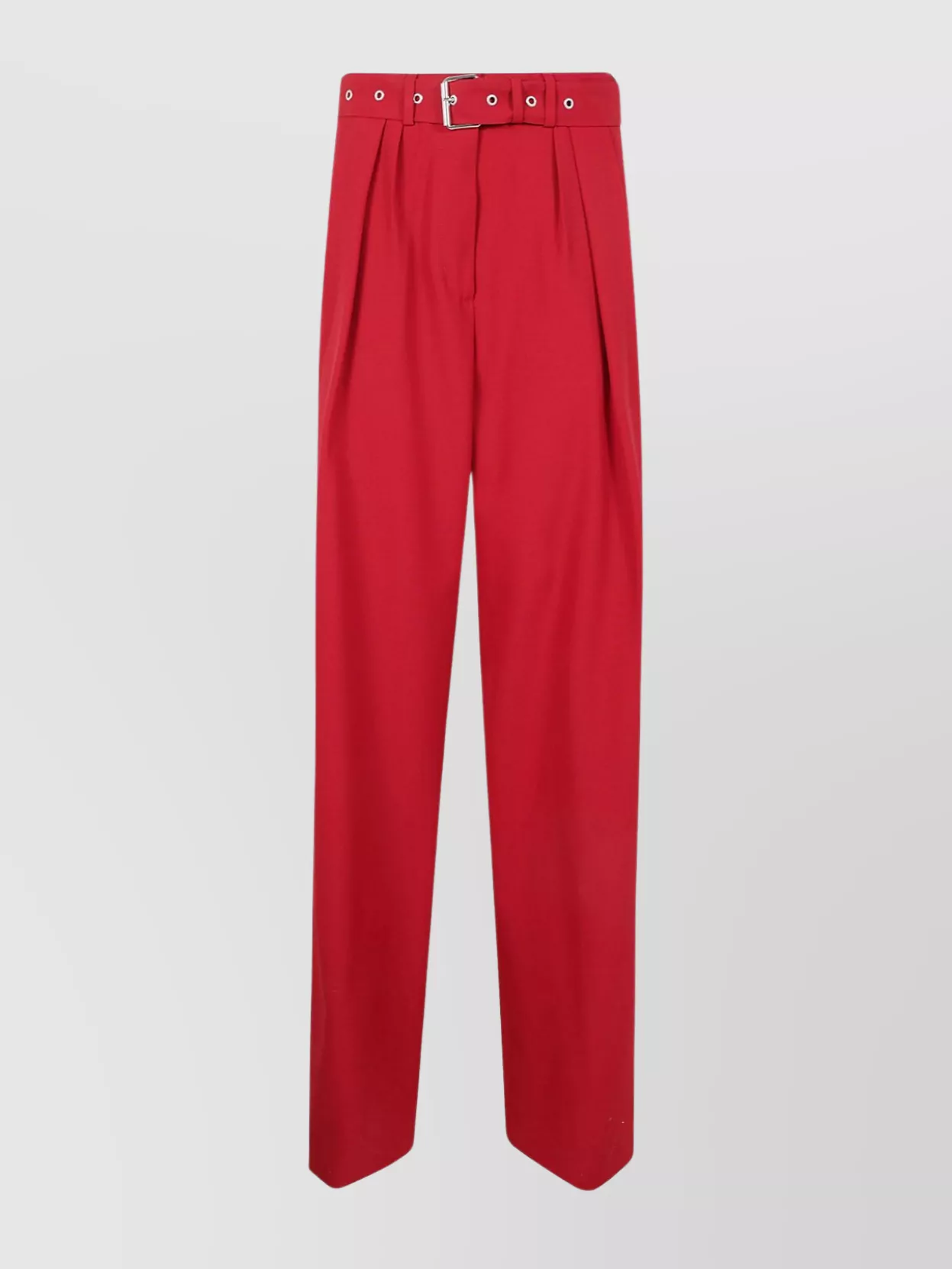 Dries Van Noten Wide Leg High Waist Trousers With Eyelet