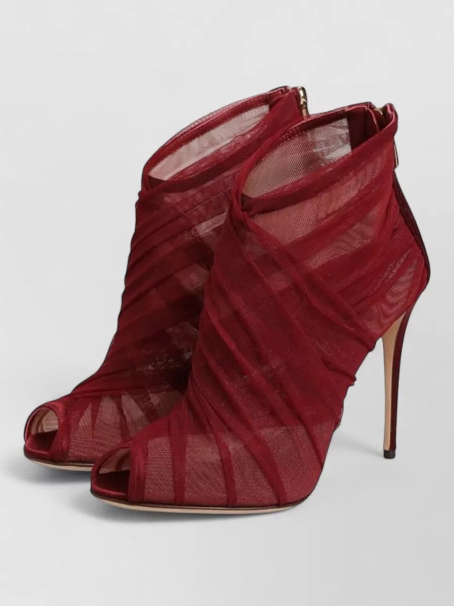 Dolce&Gabbana Tulle Ankle Boots