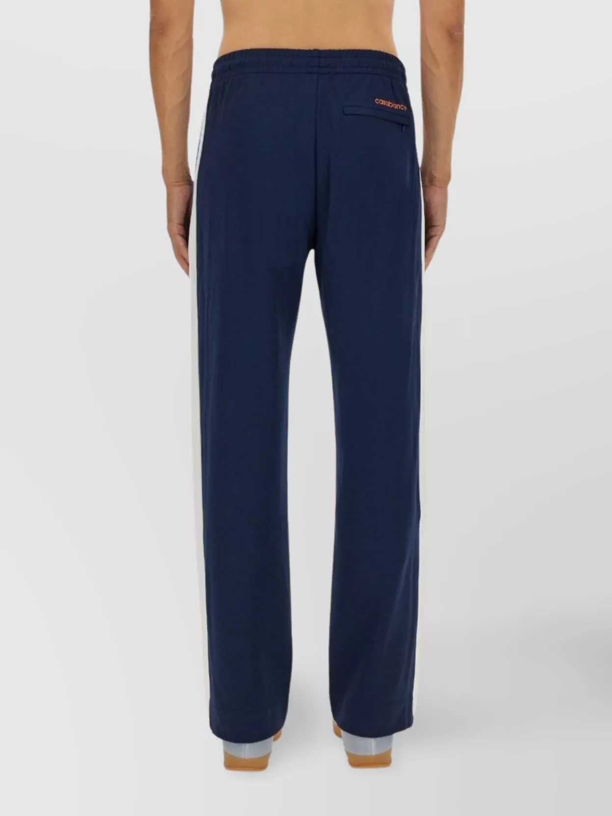 Casablanca Striped Trousers With Elastic Waistband And Pockets