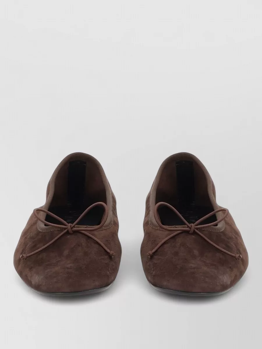 Aeyde suede leather ballerina flats
