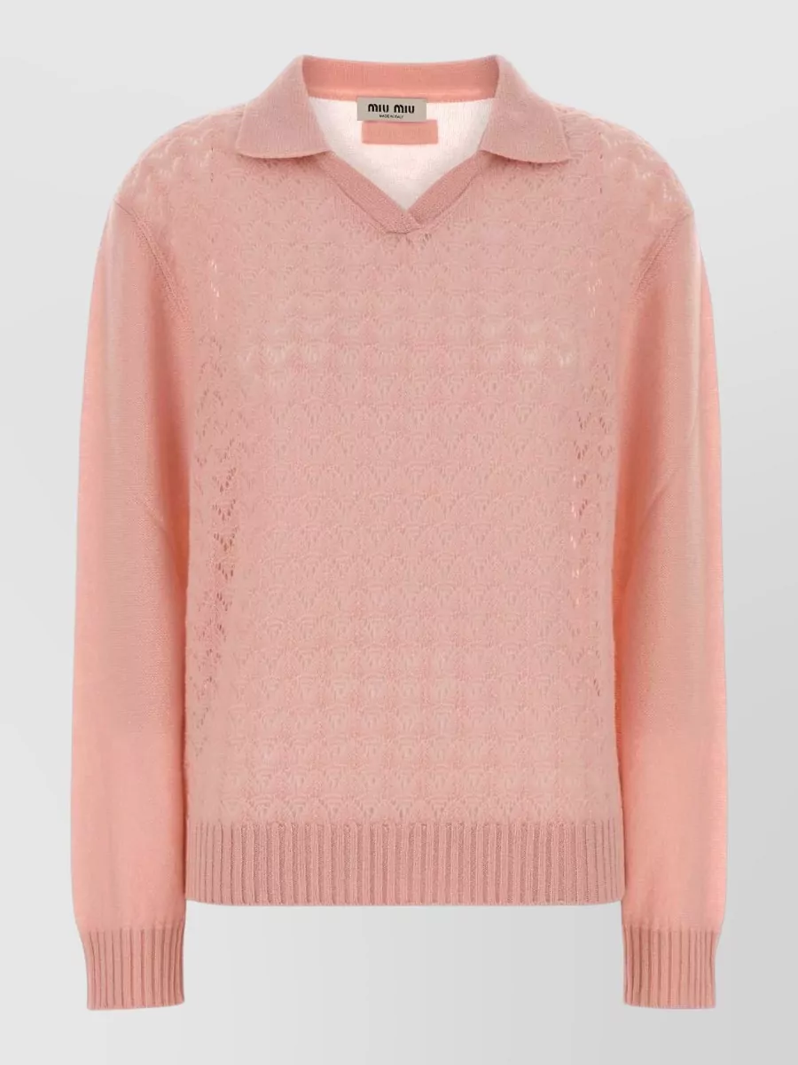 Miu Miu Cashmere polo jumper