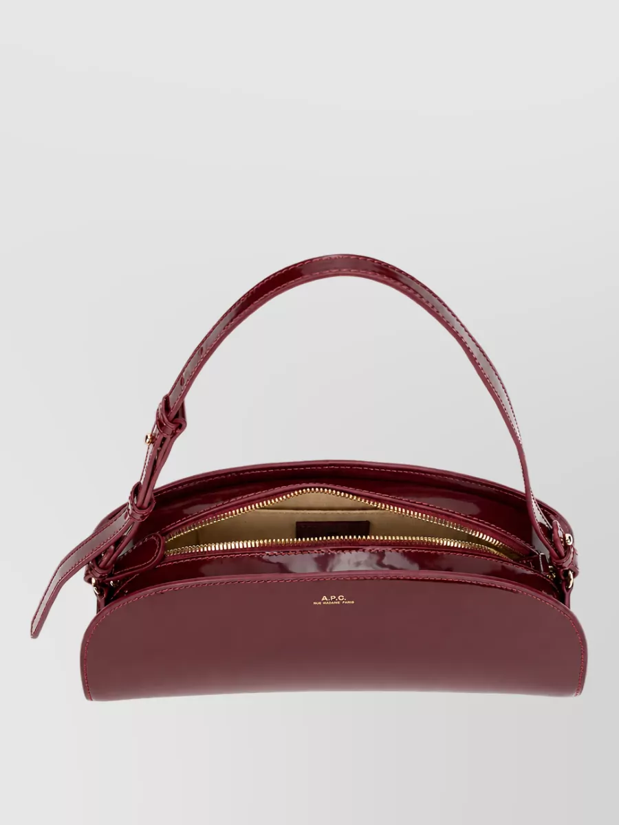 A.p.c. Axelle Leather Clutch Bag