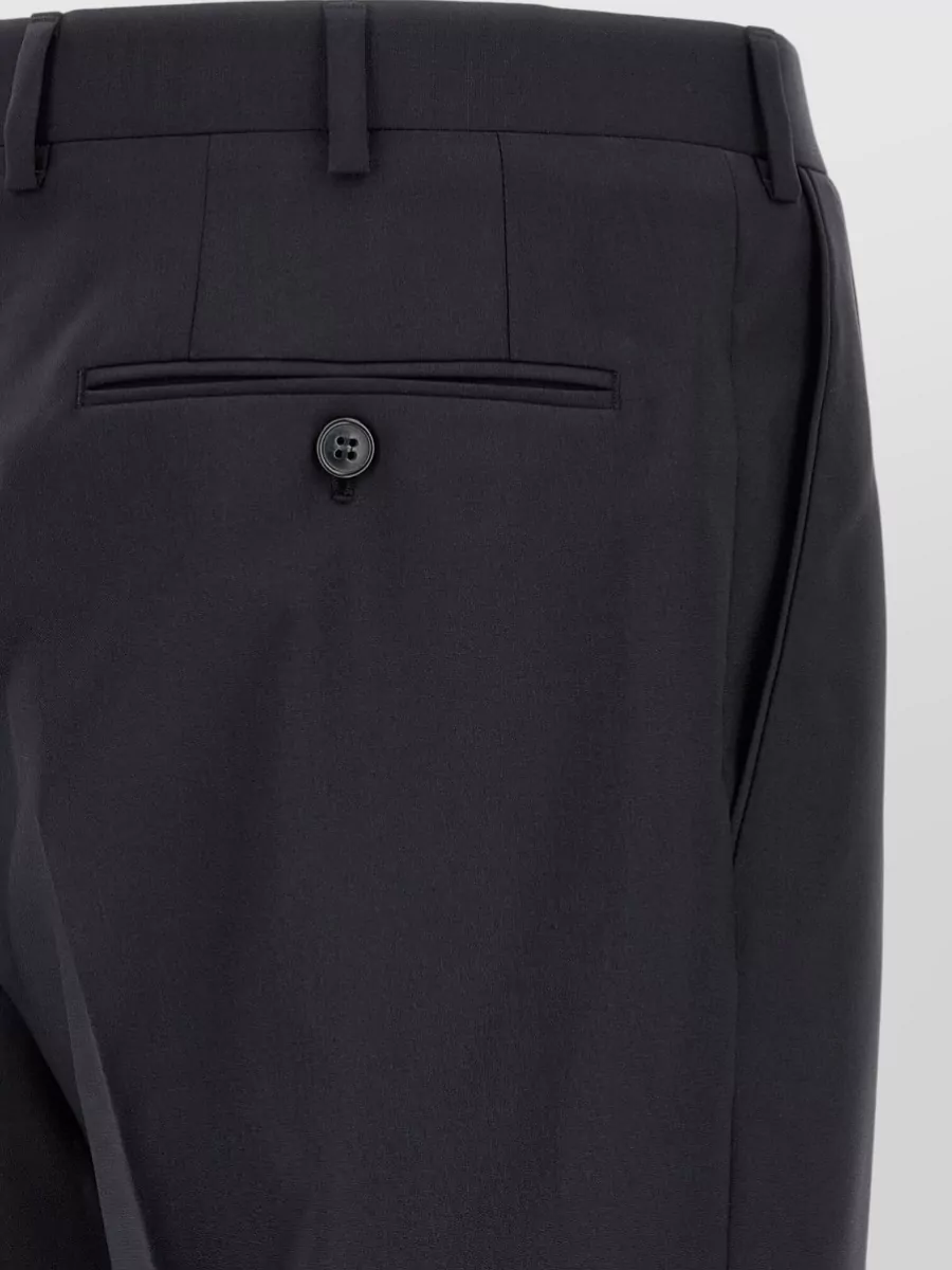 Brioni Wool Mohair Double Breasted Coat