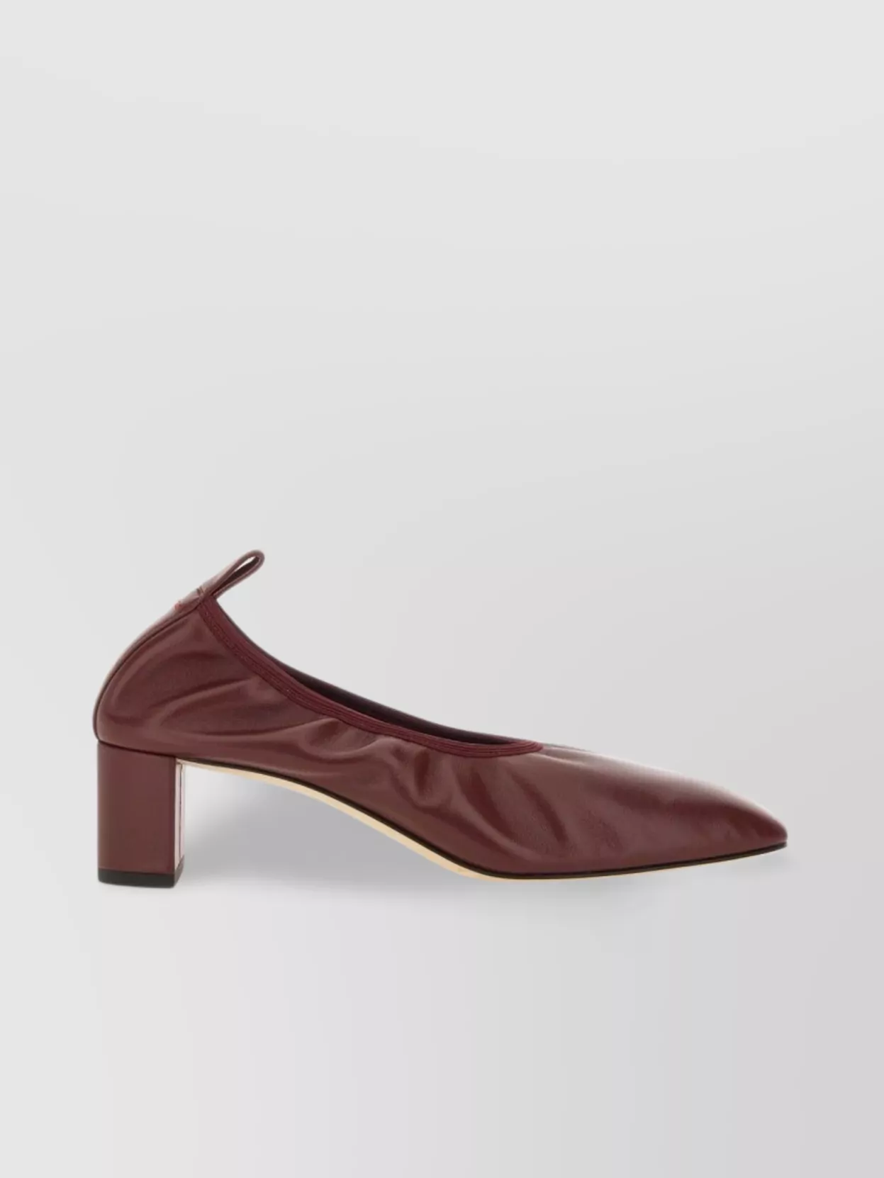 Aeyde Square Toe Leather Ballerina Shoes