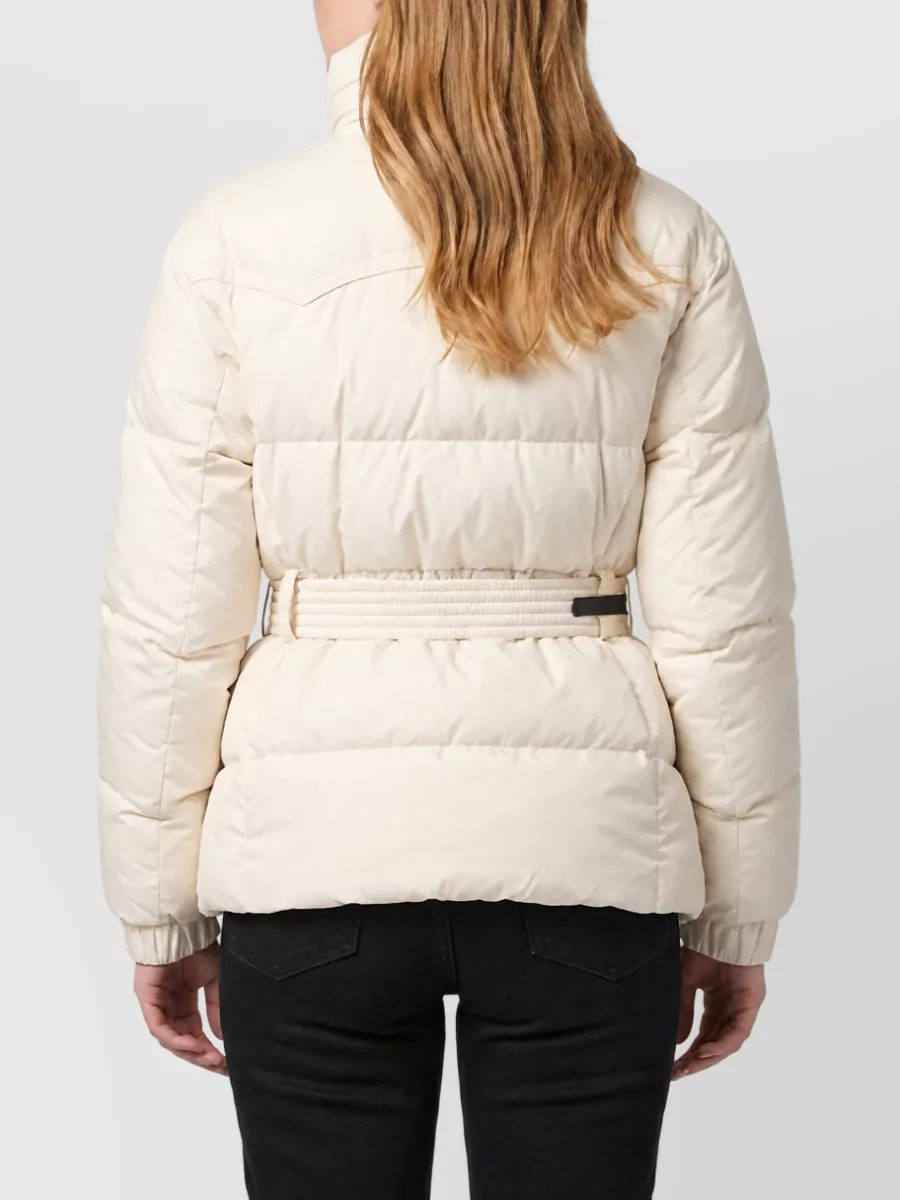 Moncler Grenoble Down Belted Hooded Ski Jacket