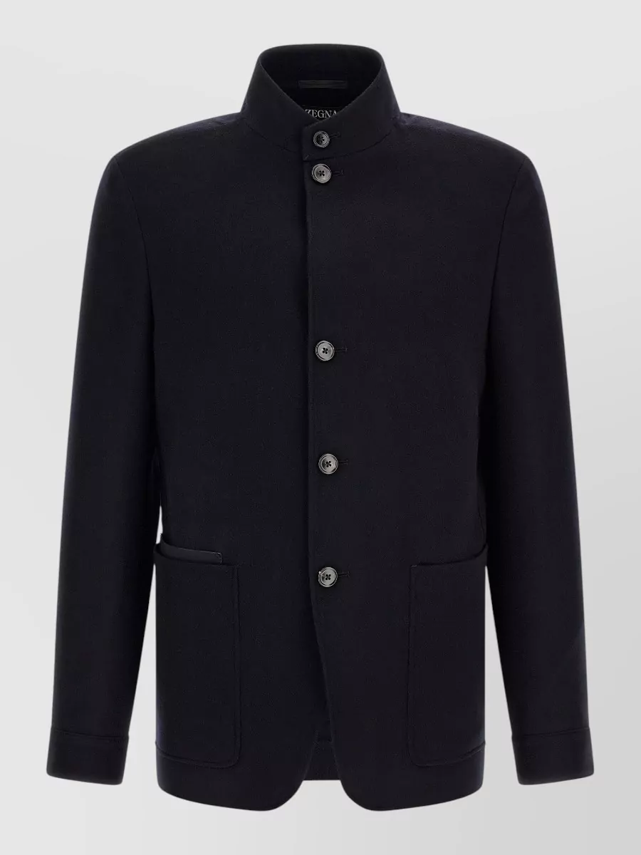 Zegna cashmere single breasted coat