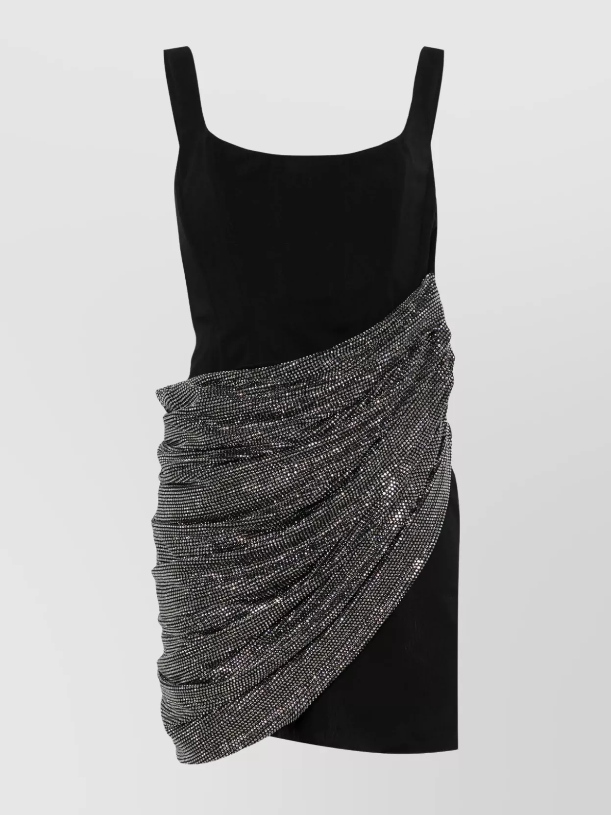 Giuseppe Di Morabito Crystal Draped Mini Dress