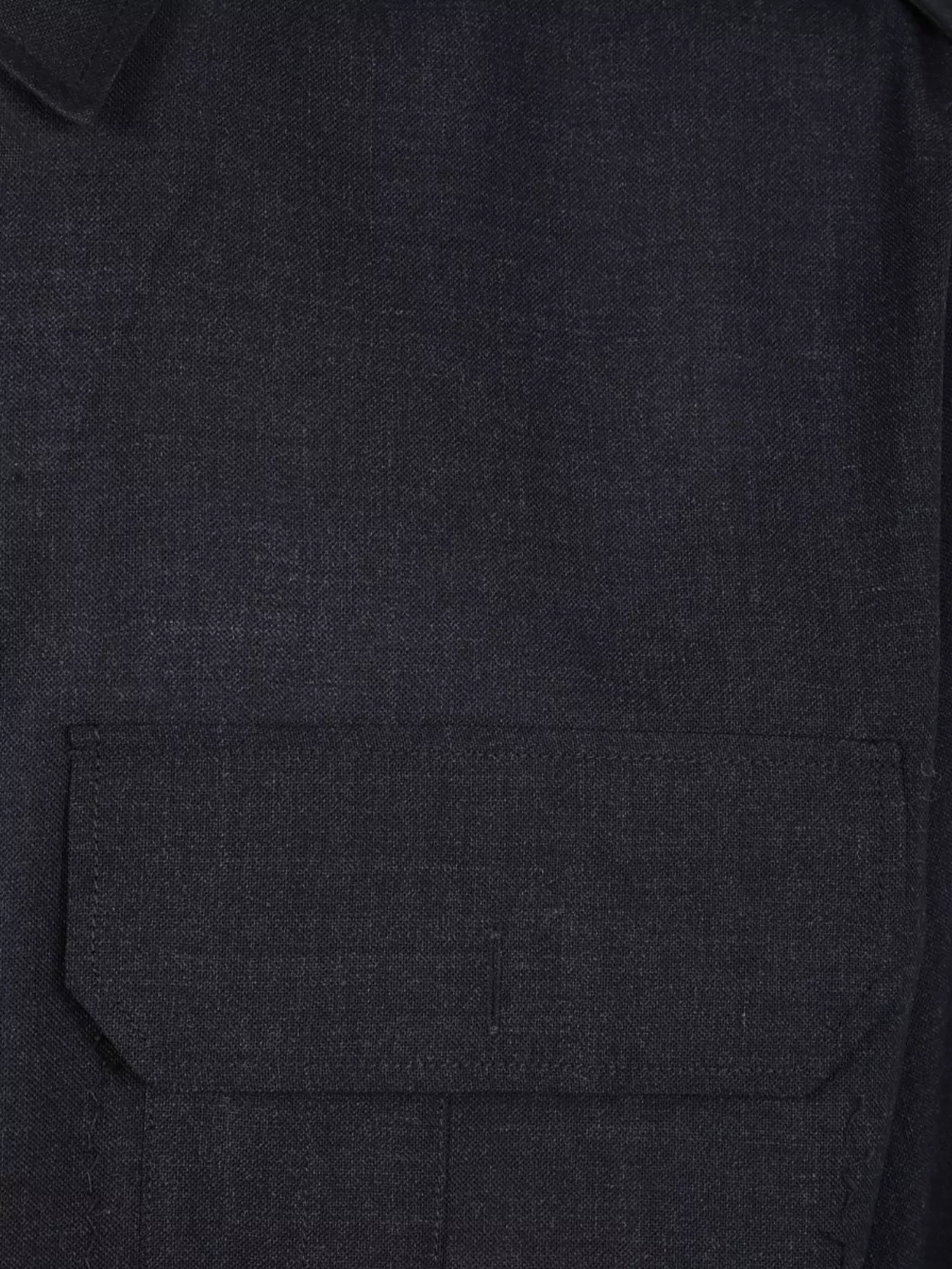 Maison Margiela Long Sleeve Shirt With Chest Pockets And Epaulettes