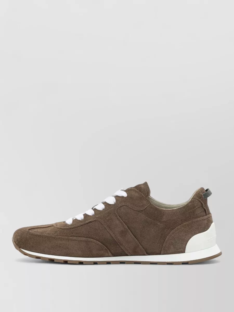 Brunello Cucinelli Leather Low-Top Sneakers