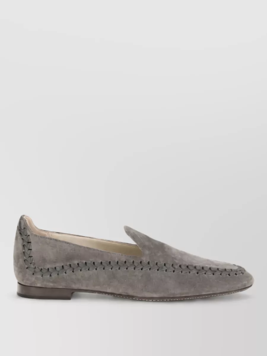 Giorgio Armani leather slip-on mules