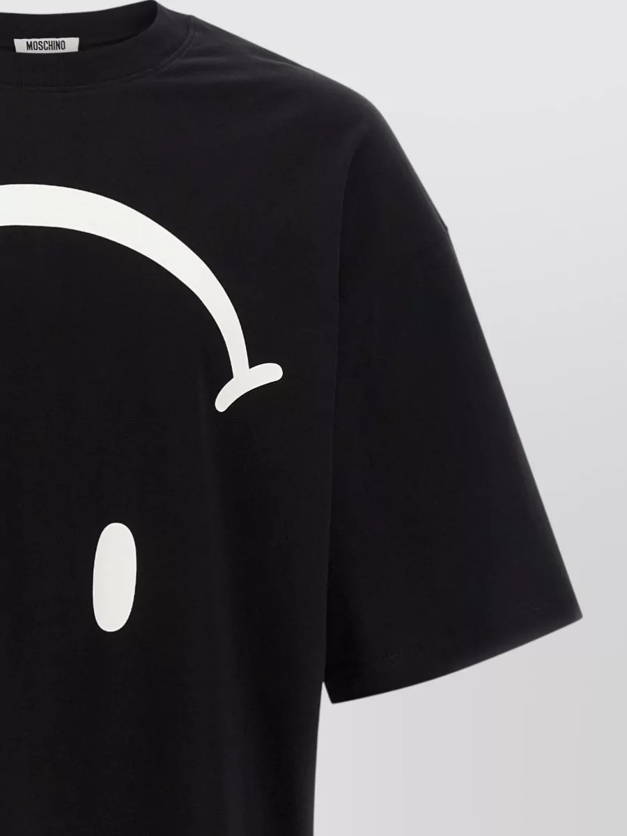Moschino Cotton Oversized Printed T-Shirt