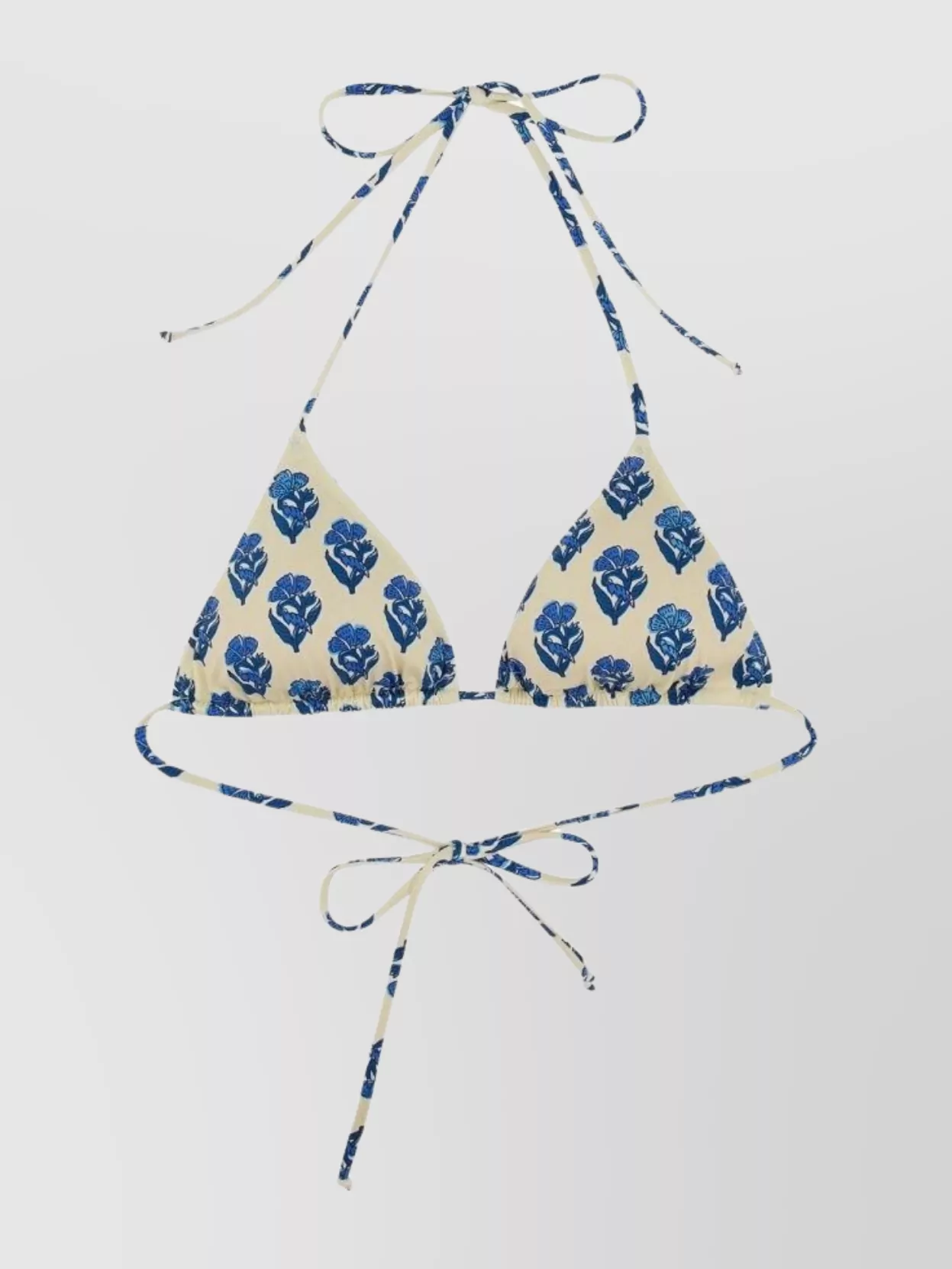 Mc2 Saint Barth Leah Bikini Top In Neutral