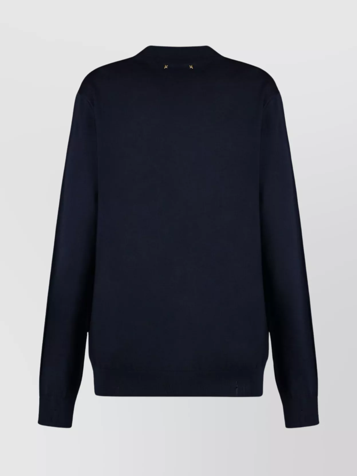 Golden Goose Crew-Neck Wool Sweater Localized Ripping