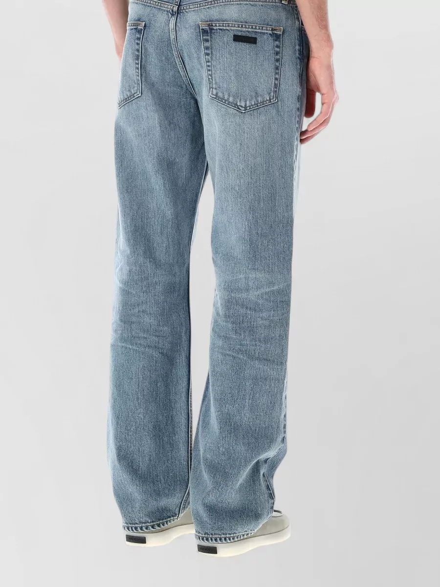 Fear Of God Denim Relaxed-Fit Straight-Leg Jeans