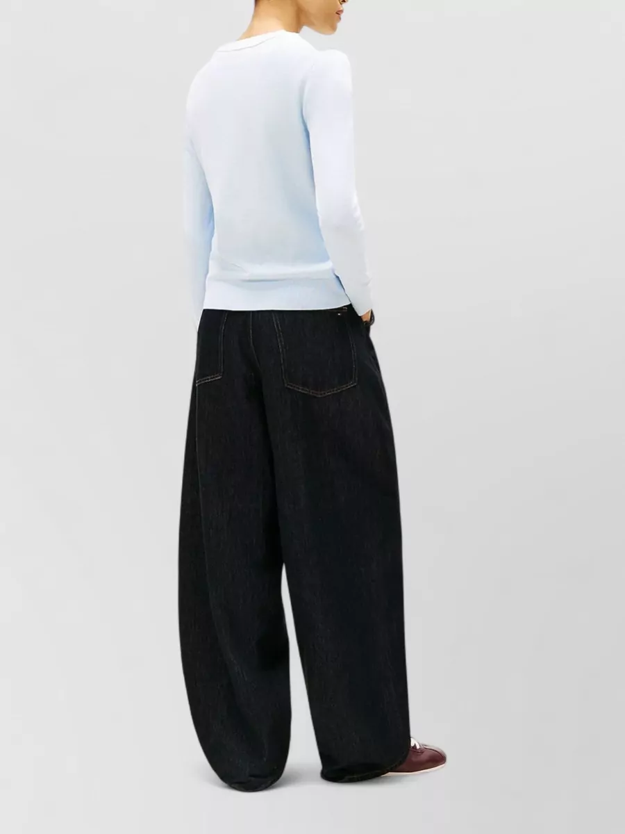 Tommy Hilfiger Fine Knit Crew Neck Sweater Long Sleeves