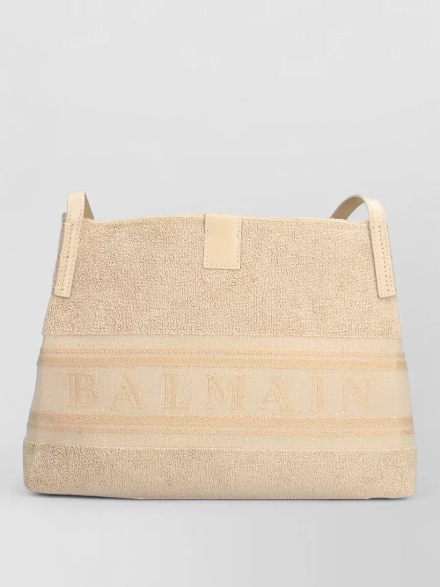 Balmain cotton shoulder bag