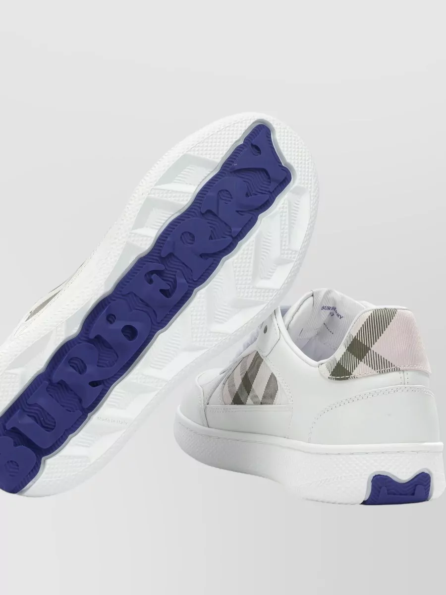 Burberry Leather Low-Top Sneakers