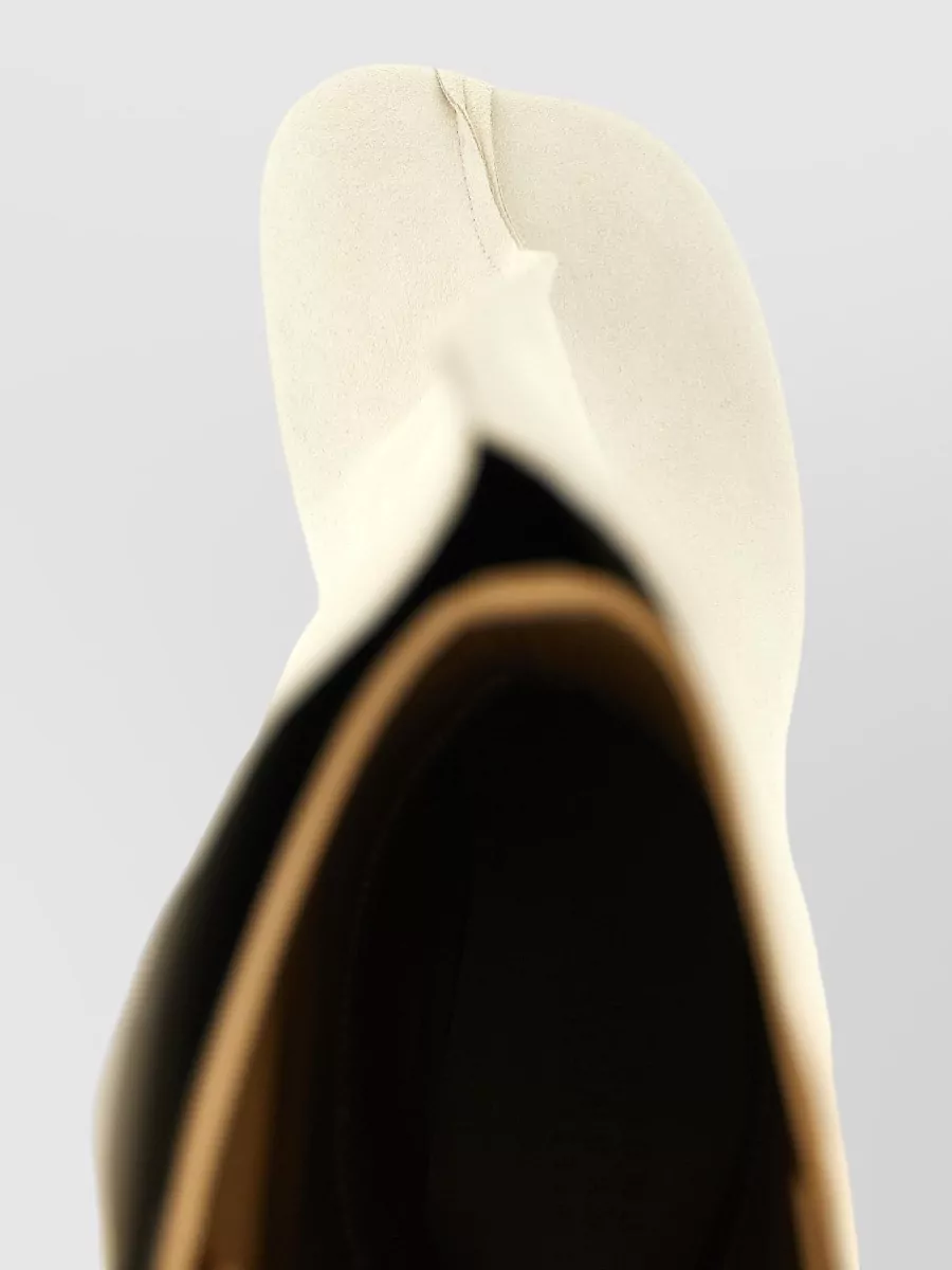 Mm6 Maison Margiela Leather Anatomic Stiletto-Heel Boots