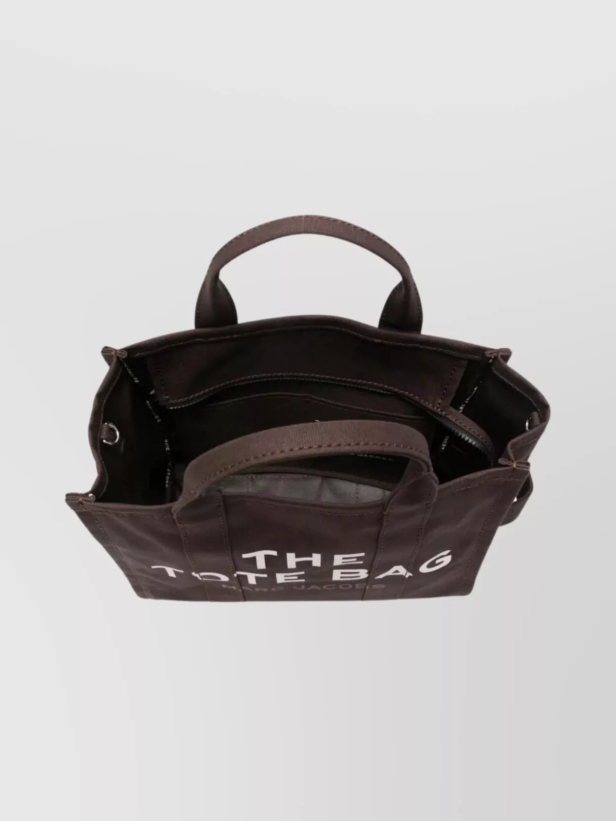 Marc Jacobs Medium Canvas Tote Bag With Adjustable Strap In Brown
