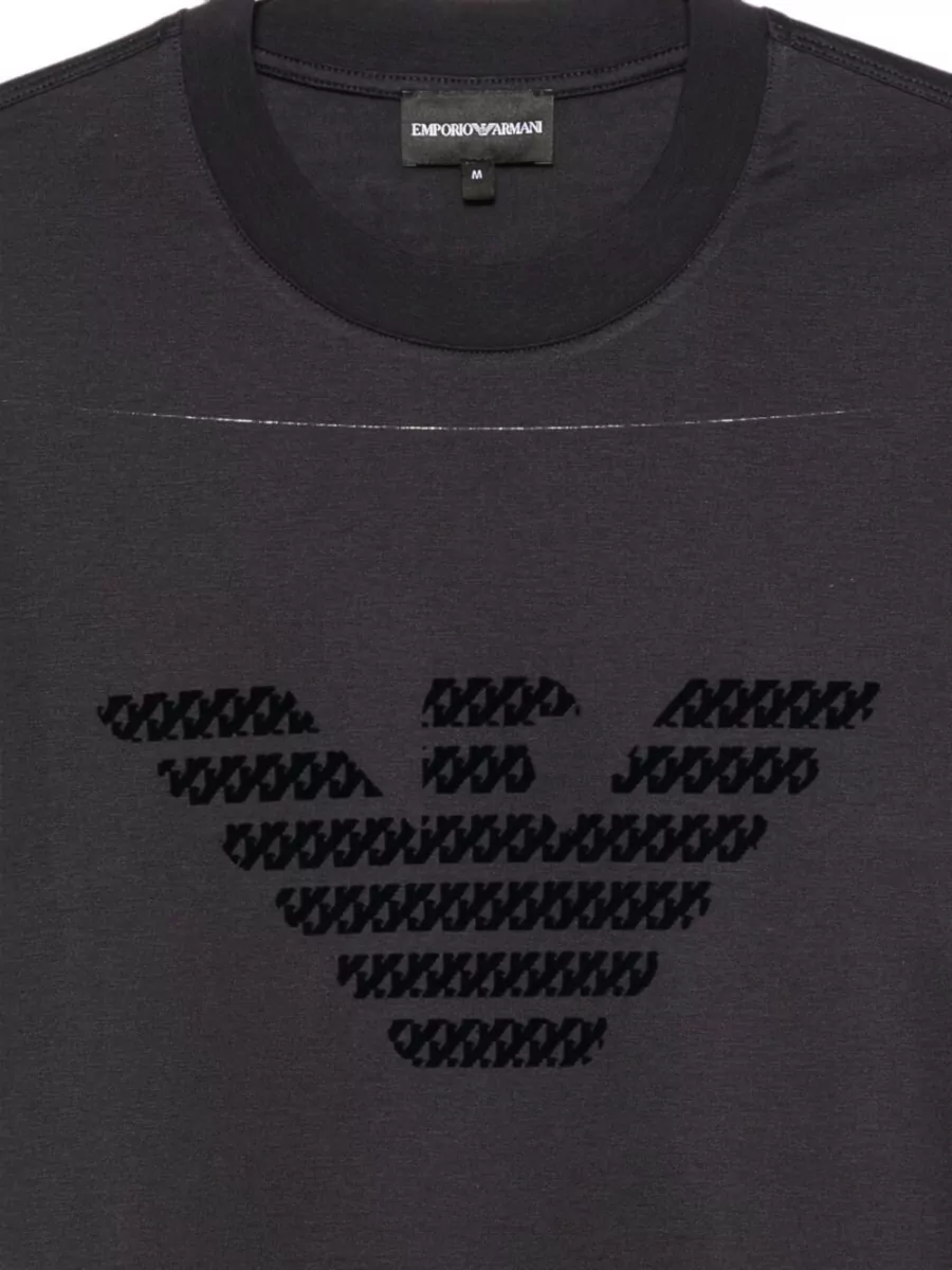 Emporio Armani Logo Print Cotton T-Shirt