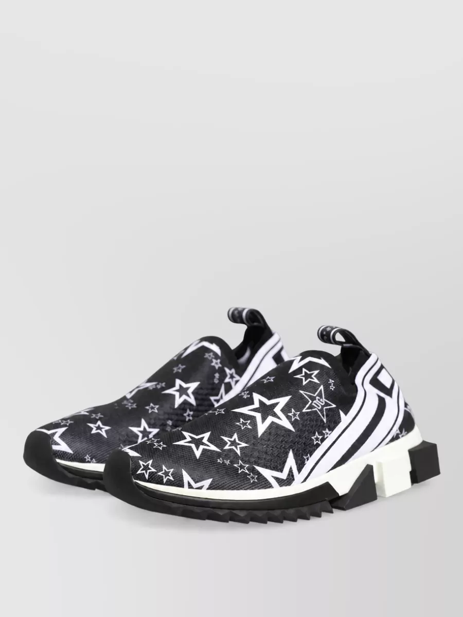 Dolce&Gabbana Logo-Print Slip-On Sneakers
