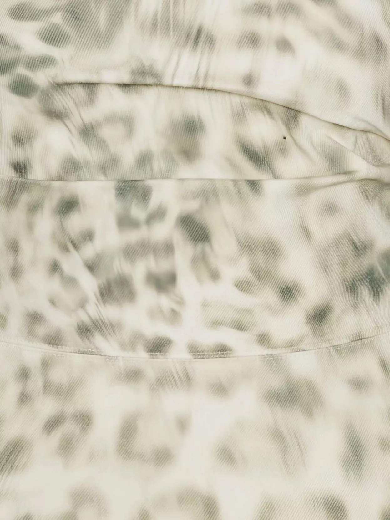 Rotate Birger Christensen Cotton Top With Denim Animal Print