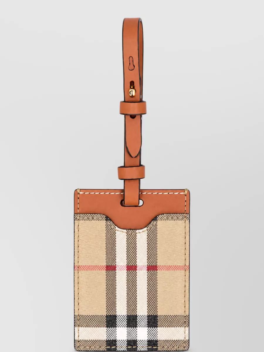 Burberry Calf Leather Luggage Tag