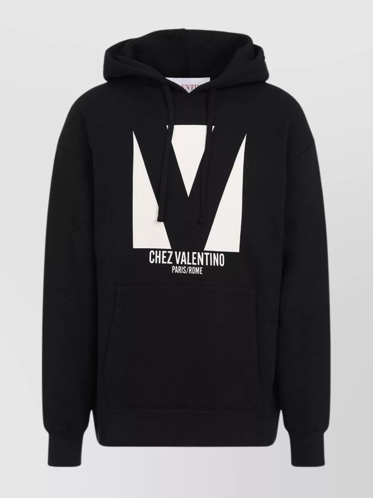 Valentino Cotton Hoodie Kangaroo Pocket