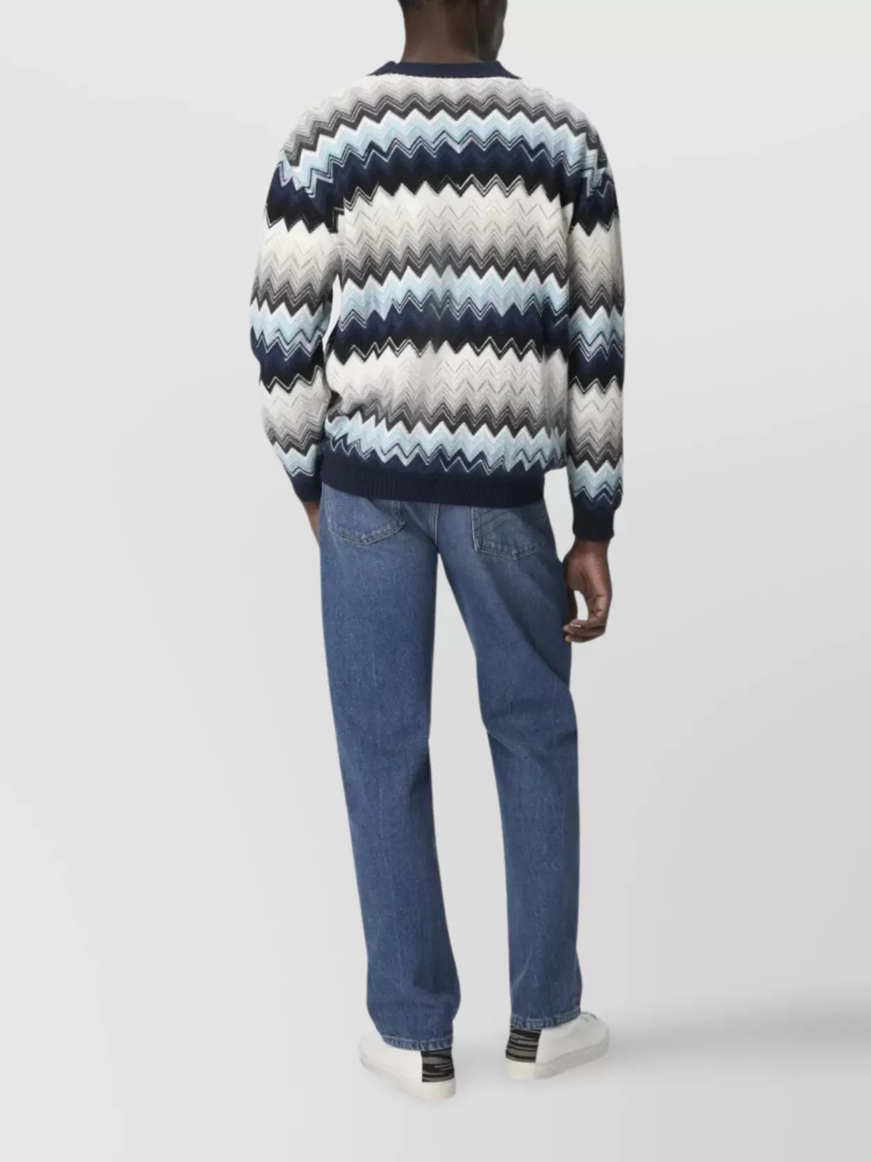 Missoni Chevron Pattern Cardigan Pockets