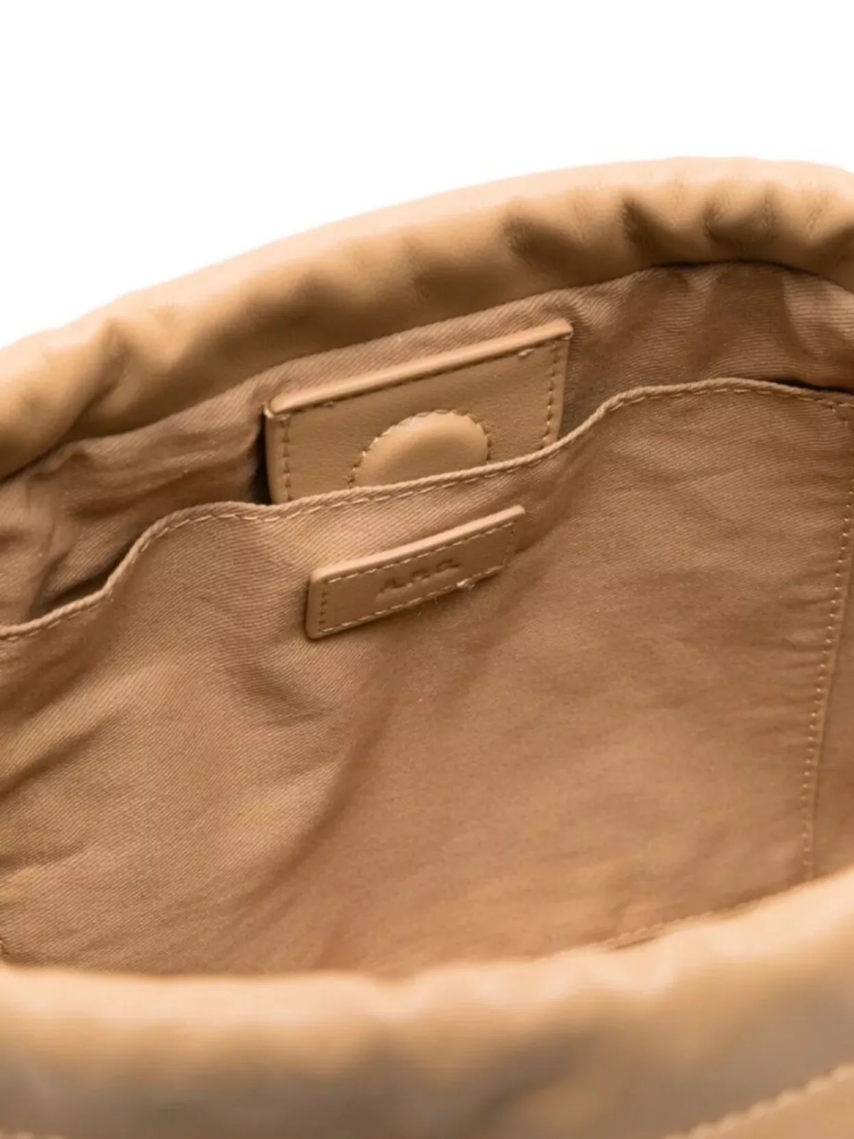 Apc Adjustable Strap Shoulder Bag With Soft Texture