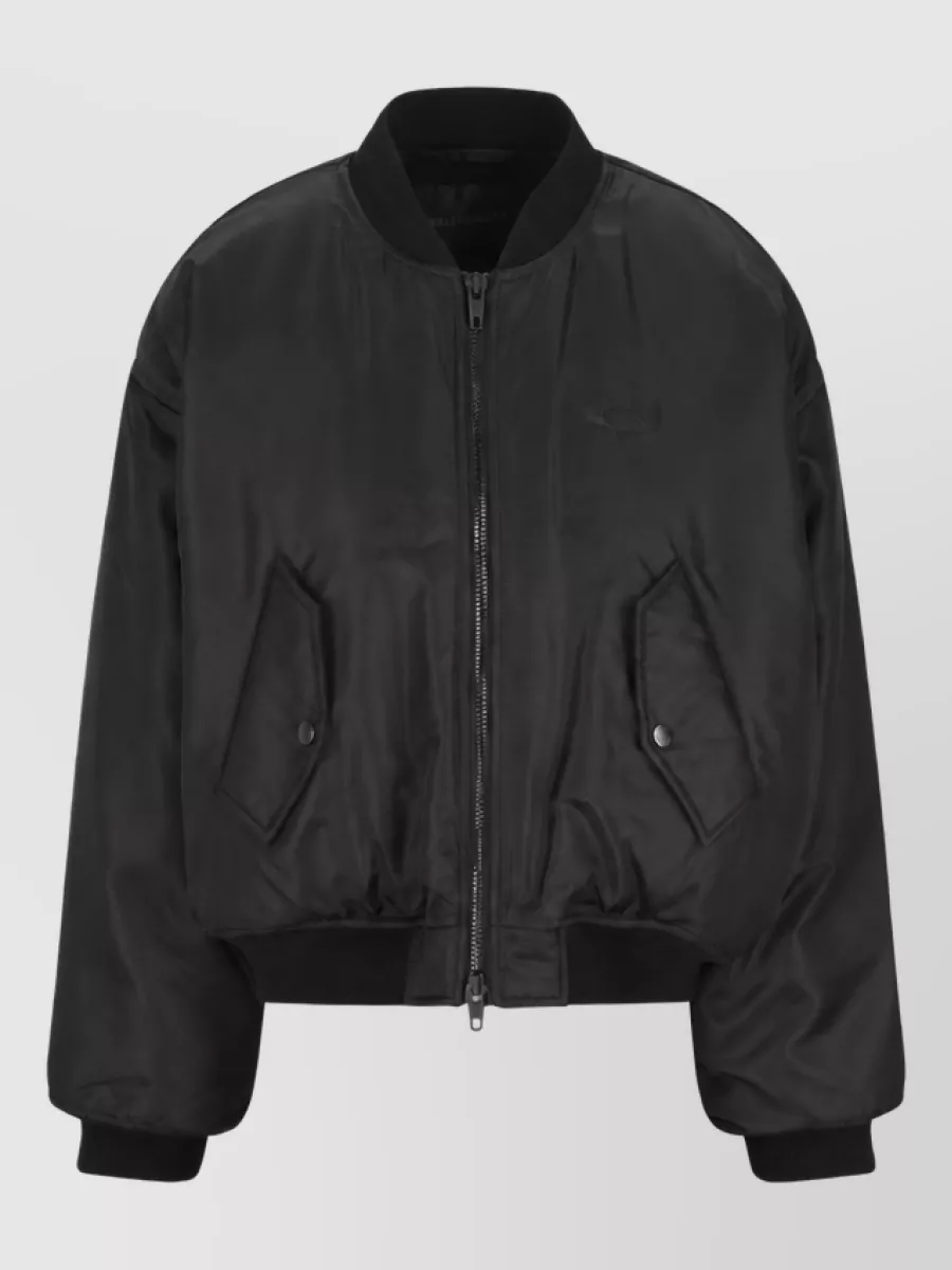 Balenciaga Ribbed bomber jacket