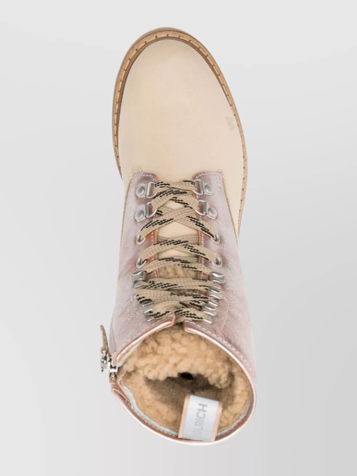 Woolrich Chunky Sole Leather Lace Up Ankle Boots