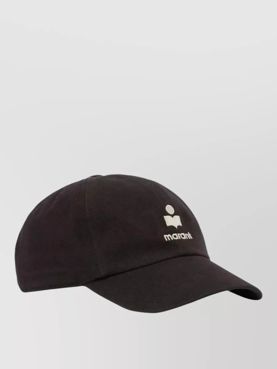 Isabel Marant Tomas Cap Curved Brim Embroidered Logo