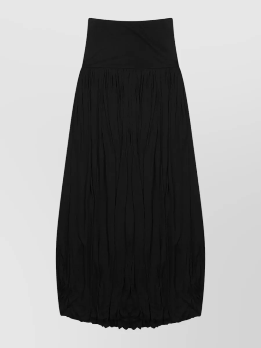 Totême draped midi skirt