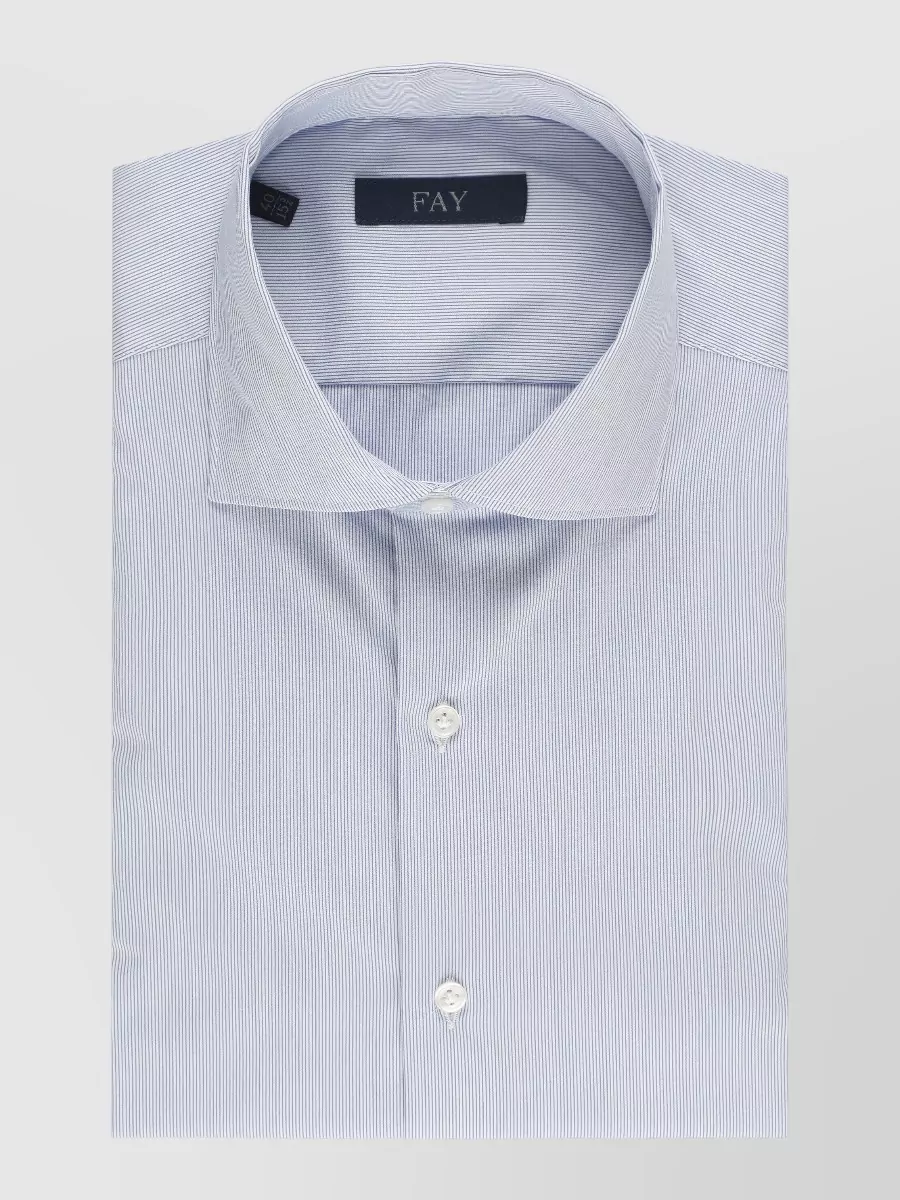 Fay striped regular-fit shirt