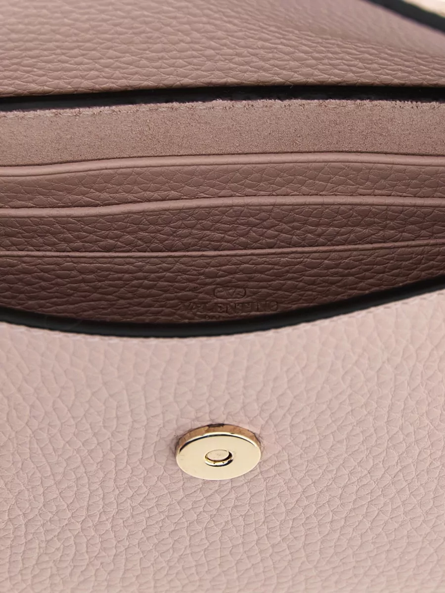 Valentino Garavani Vlogo Signature Leather Shoulder Bag