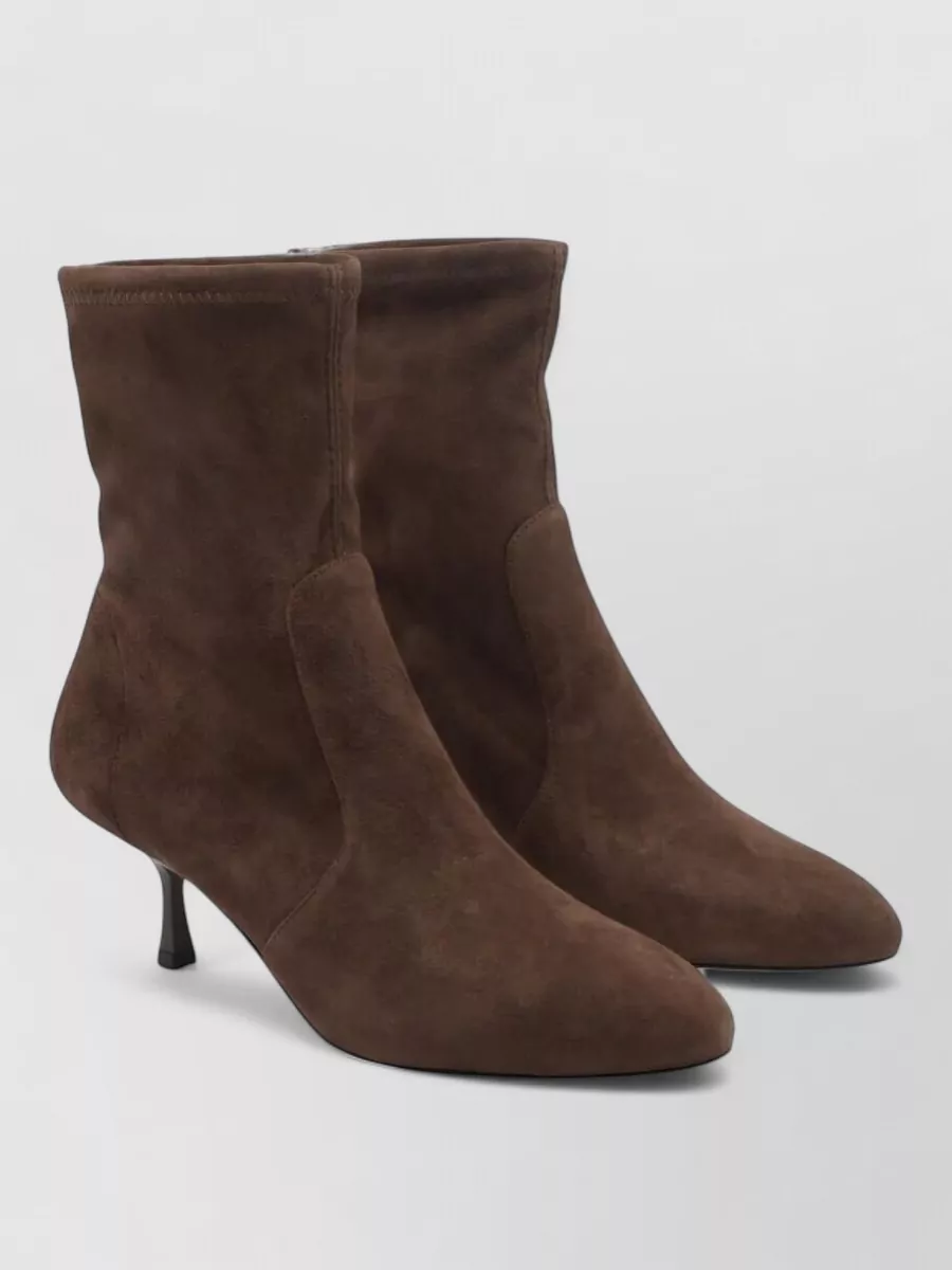 Stuart Weitzman leather madison booties
