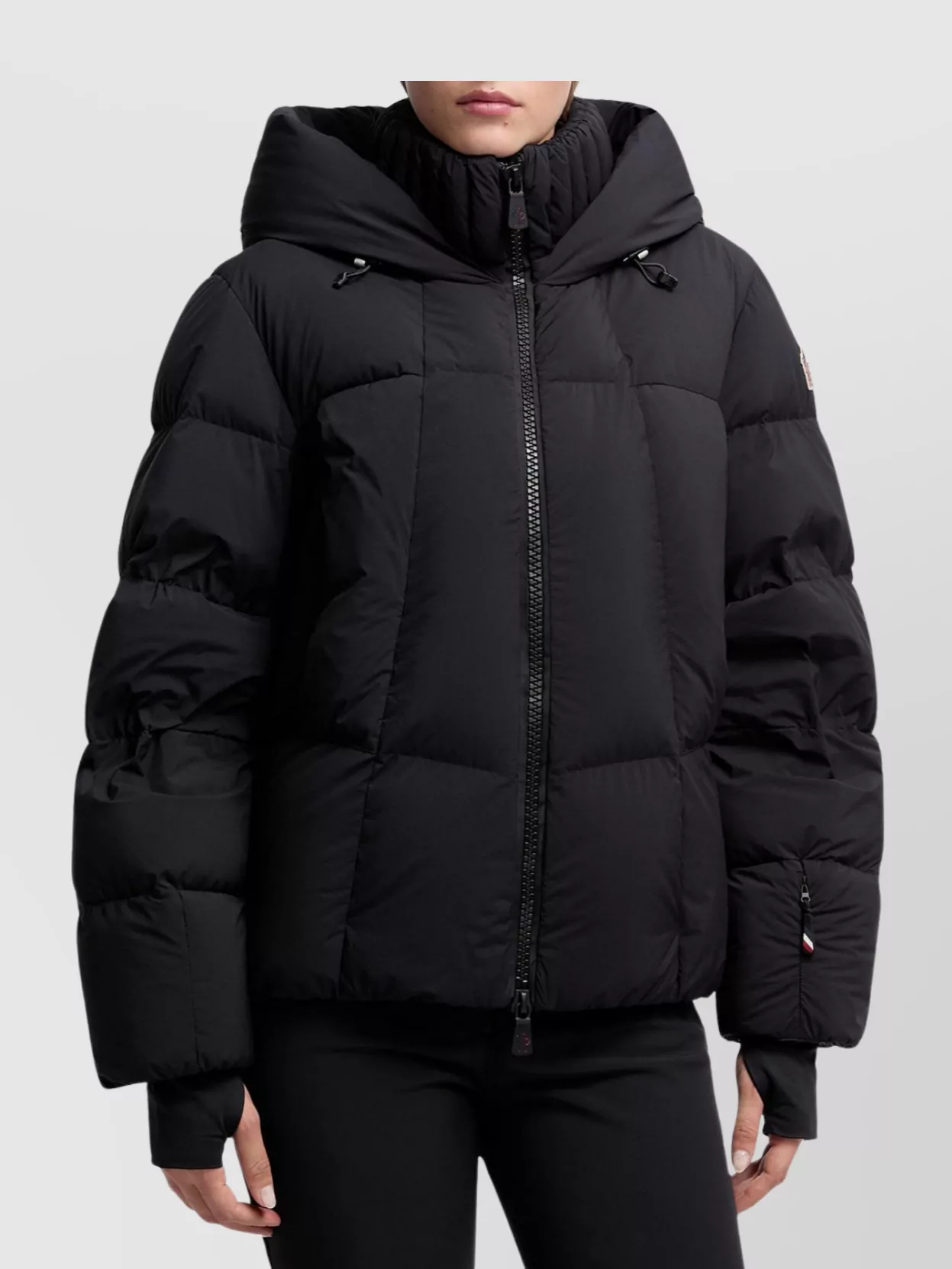 Moncler Hooded Down Ski Jacket Drawstring