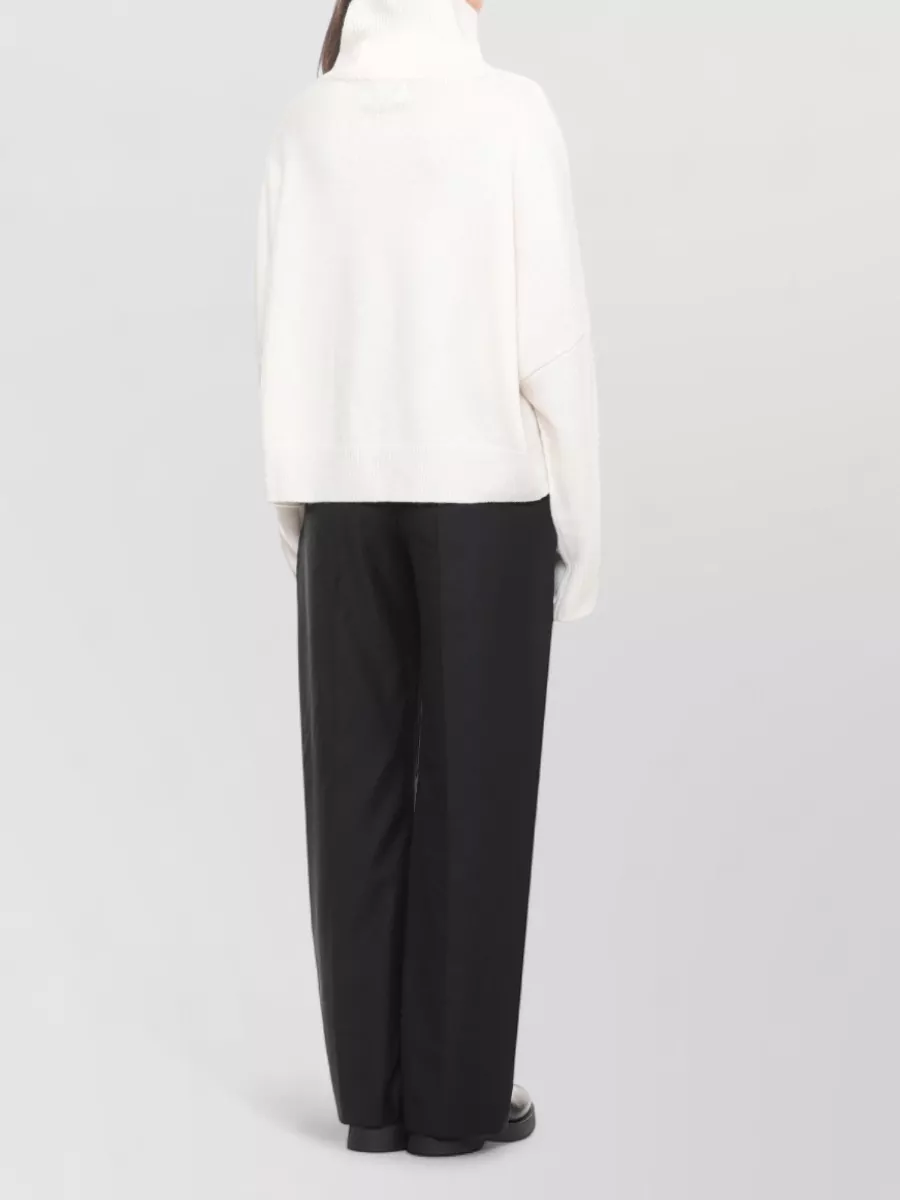 Loulou Studio Cashmere Ribbed Turtleneck Jumper